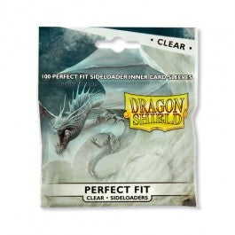 Image of Dragon Shield Sleeves: Perfect Fit Standard Sideload - Clear 100CT